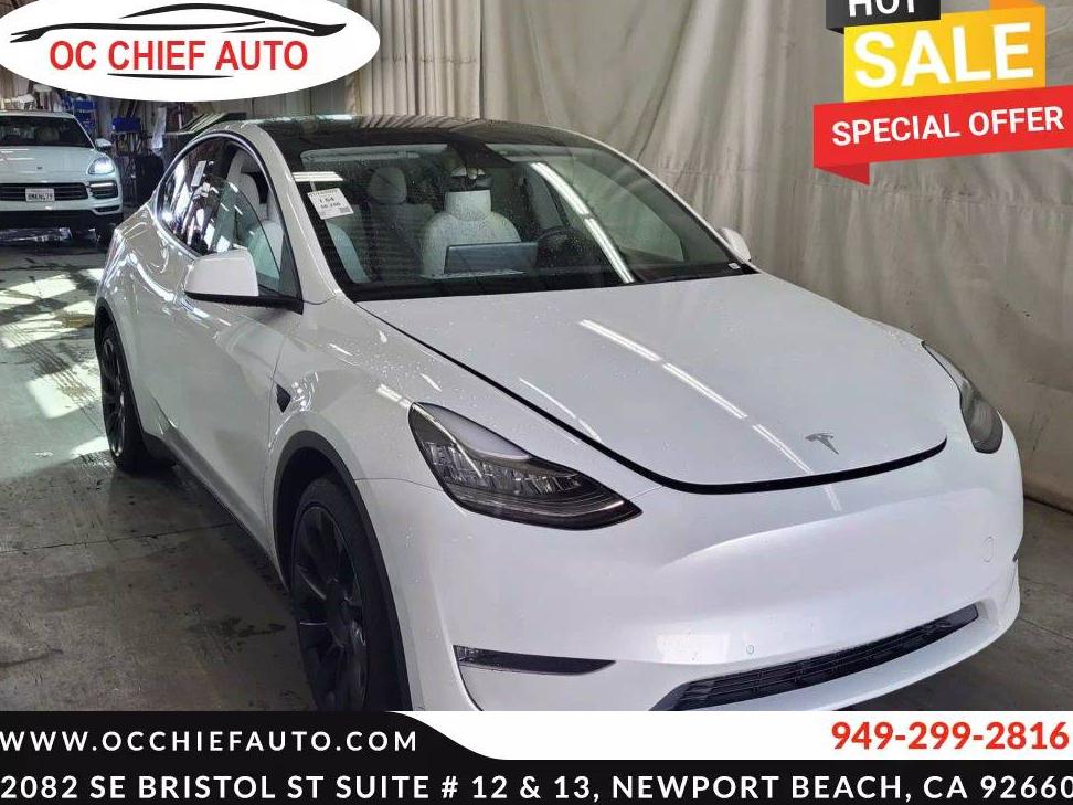 TESLA MODEL Y 2022 7SAYGAEE7NF352013 image